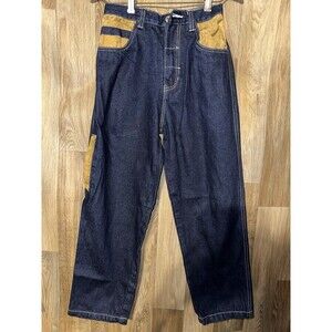 Vintage Raw Blue Denim Boys Size 12